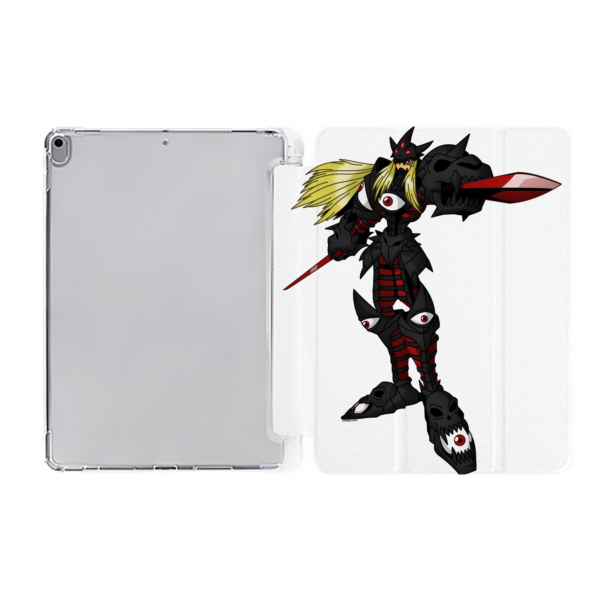 （画像用） Digimon デジタルモンスター/デジモン IPad ケース ペン収納付き 三つ折りスタンド PUレザー×シリコン 対応機種9.5/10.5/10.9インチ